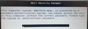 Dell bios password reset unlock by dump service tag 8FC8
