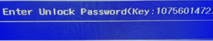 Acer 10 digits password